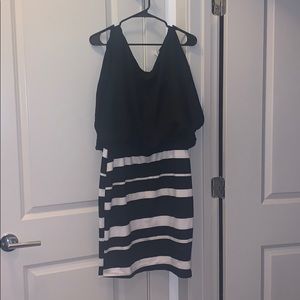 Black and white cocktail dress 👗